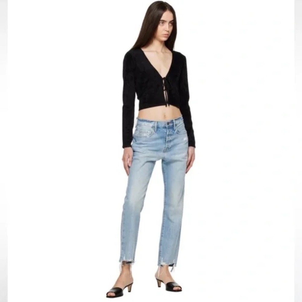 Frame Le Original Distressed Crop Jeans Size 28